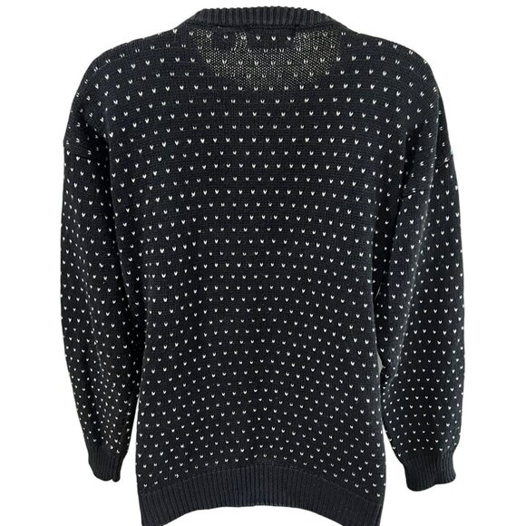 Vintage Huntington Ridge Christmas Sweater With Festive Poinsettia Design & Patt - Picture 2 of 7